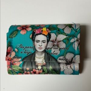 Frida Kahoe Floral Print Women's Clutch